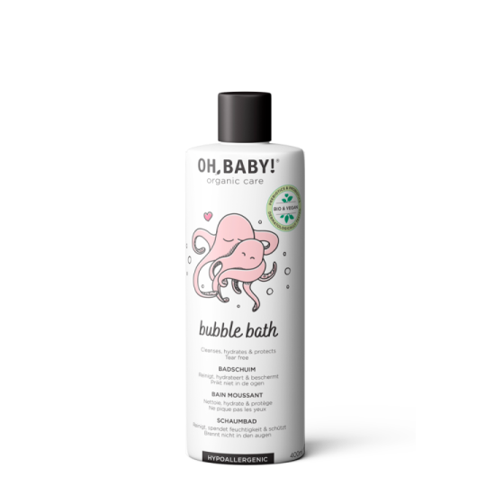 OH, BABY! MOISTURISING BUBBLE BATH VANNAS PUTAS BEZ SLS UN SLES, 400ML