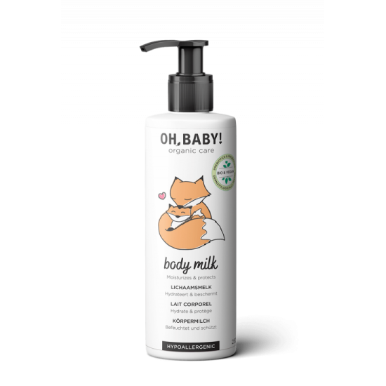 OH, BABY! BODY MILK ĶERMEŅA PIENIŅŠ, 250ML